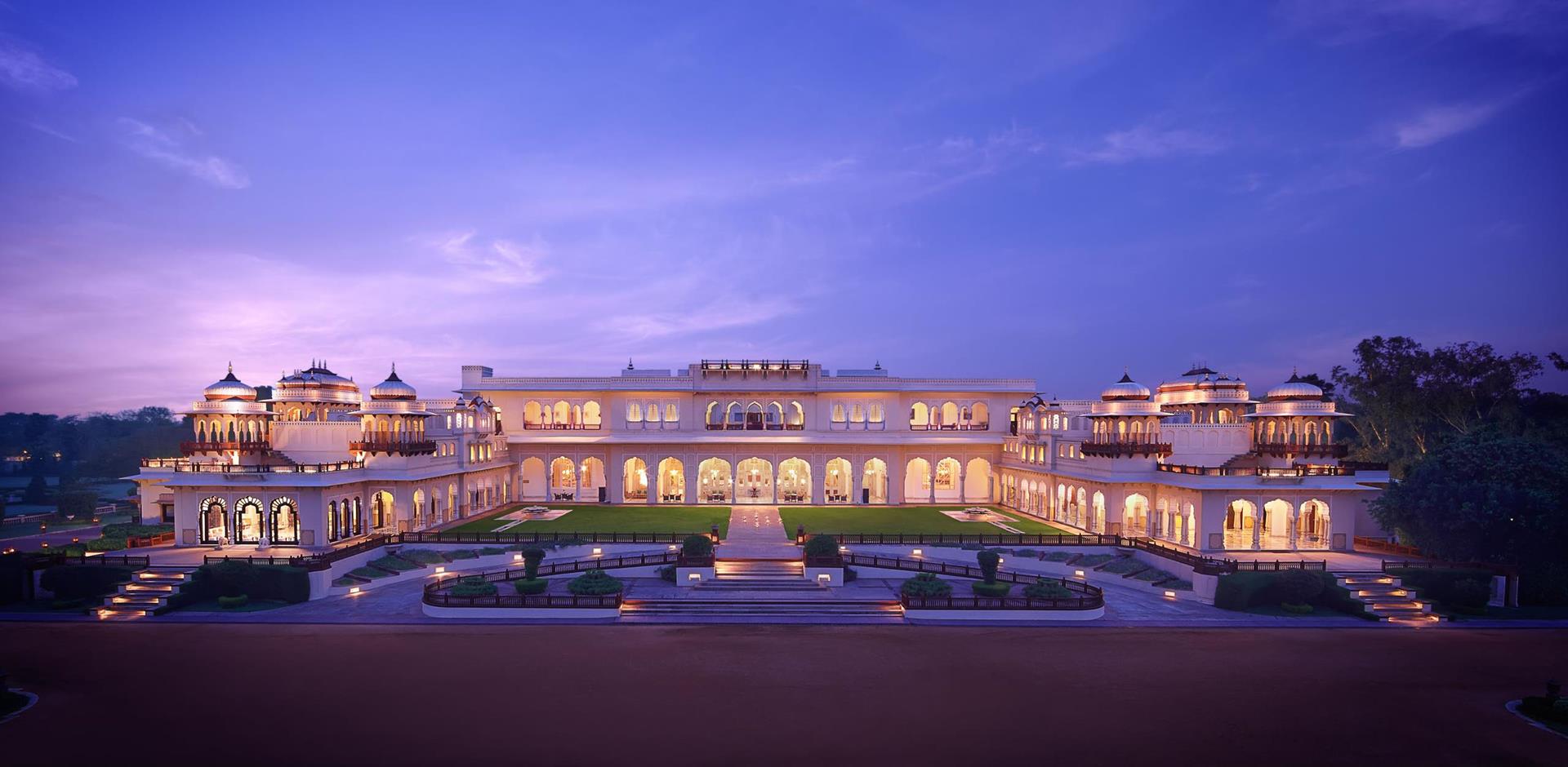 Facade, Rambagh Palace, Jaipur, India