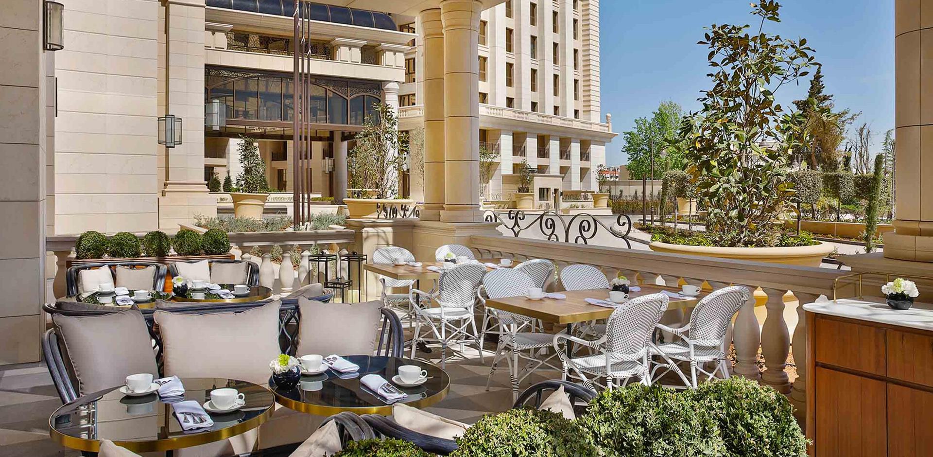 Dining area, The Ritz-Carlton Amman, Jordan, Middle East