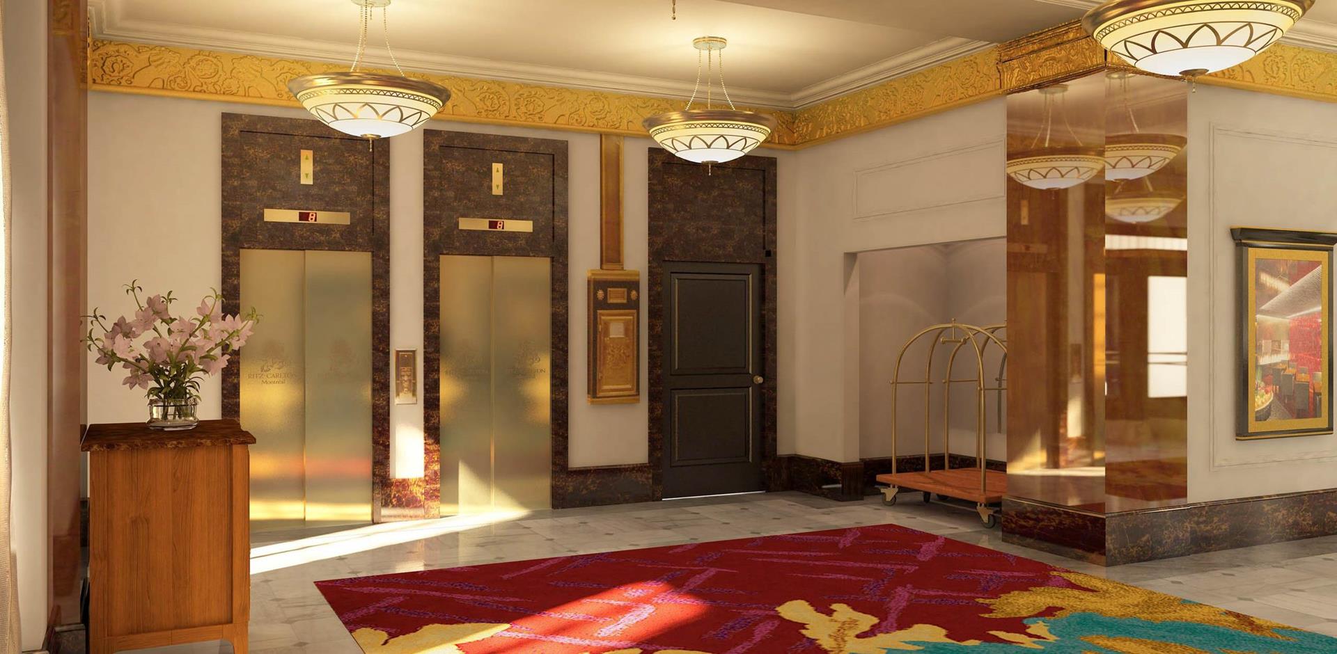 Lobby, the Ritz-Carlton, Montreal, Canada