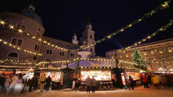 Christmas market, Salzburg, Austria