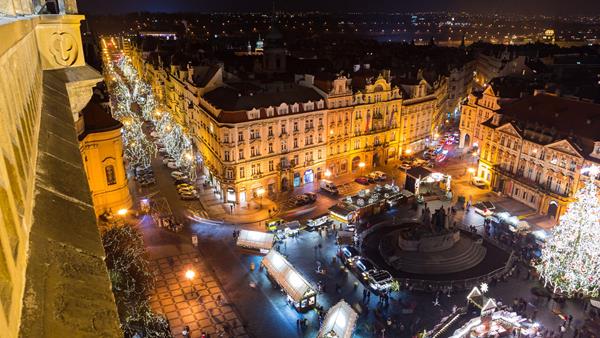 Christmas market, Prague, Czech Republic
