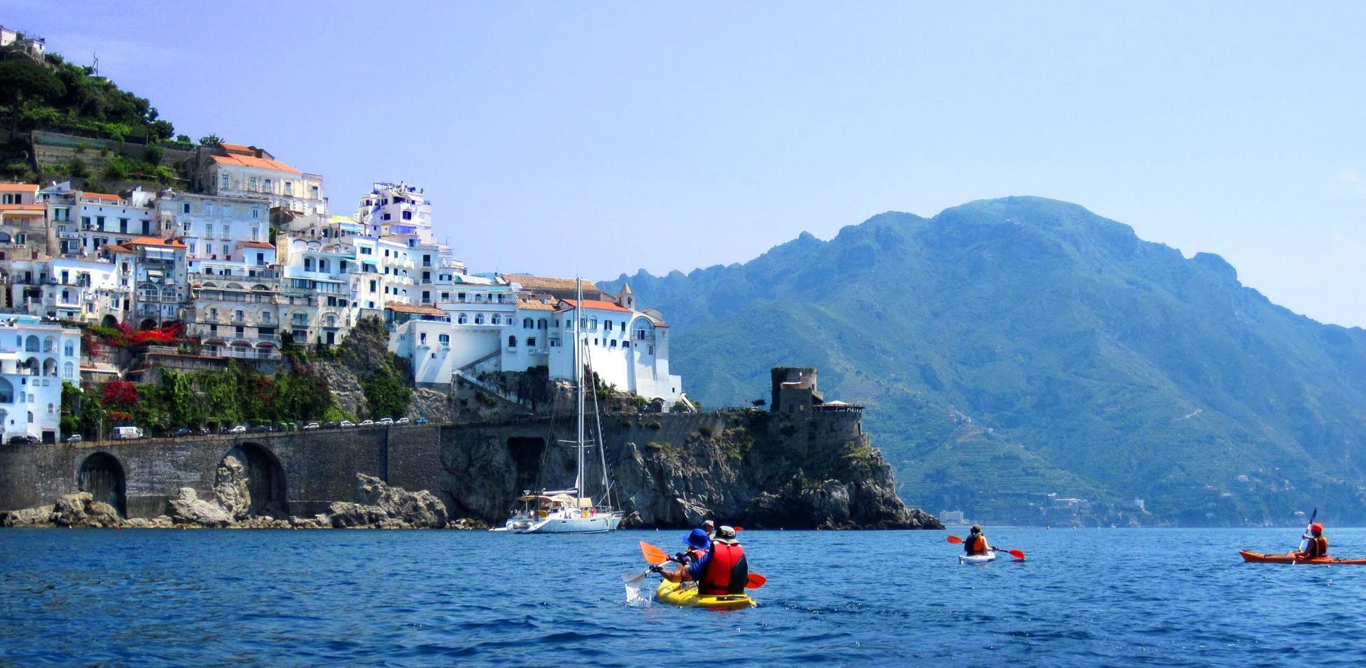 Kayak along Amalfi's hidden coast