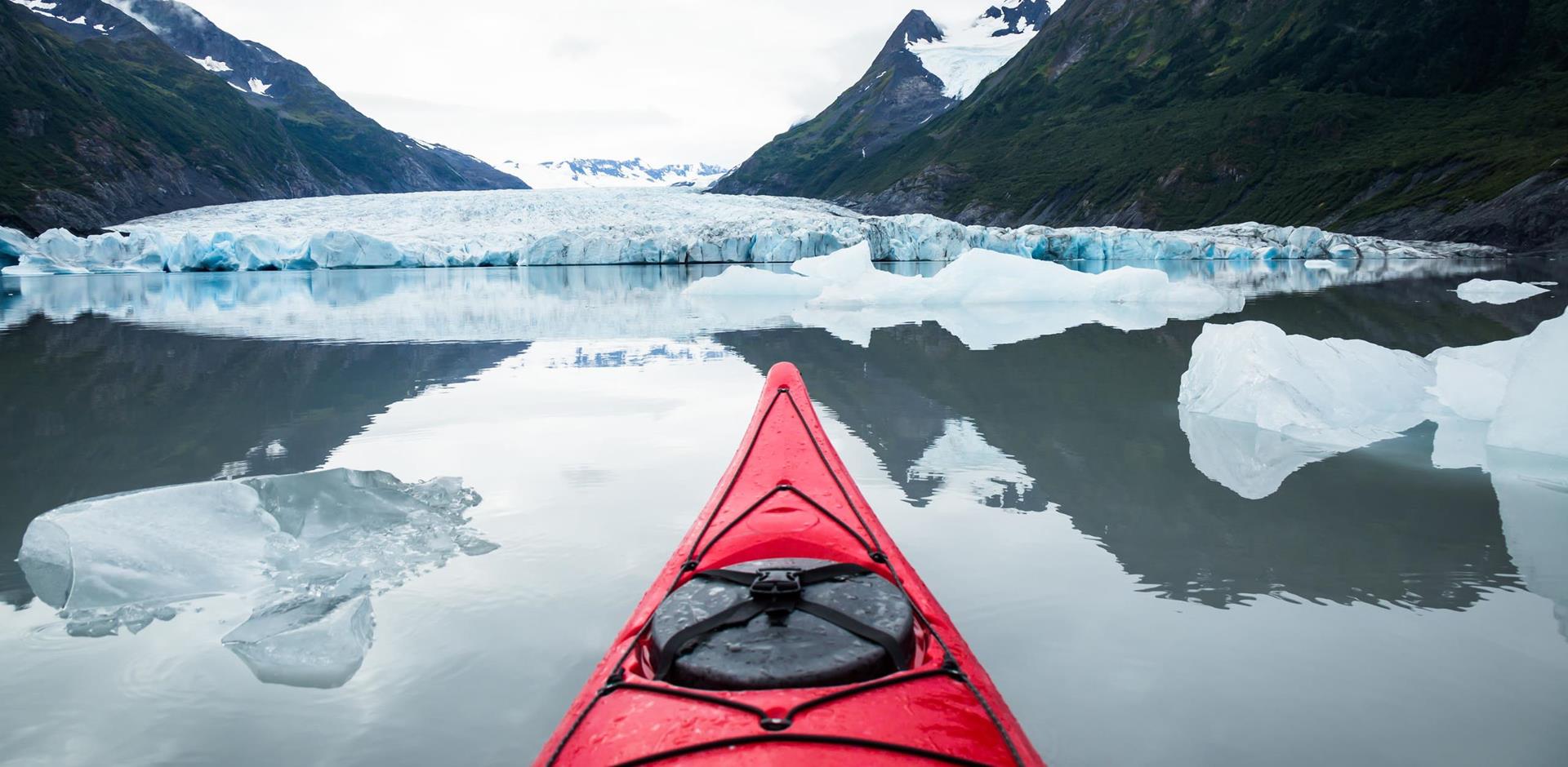 Kayak, Spencer Glacier, Alaska