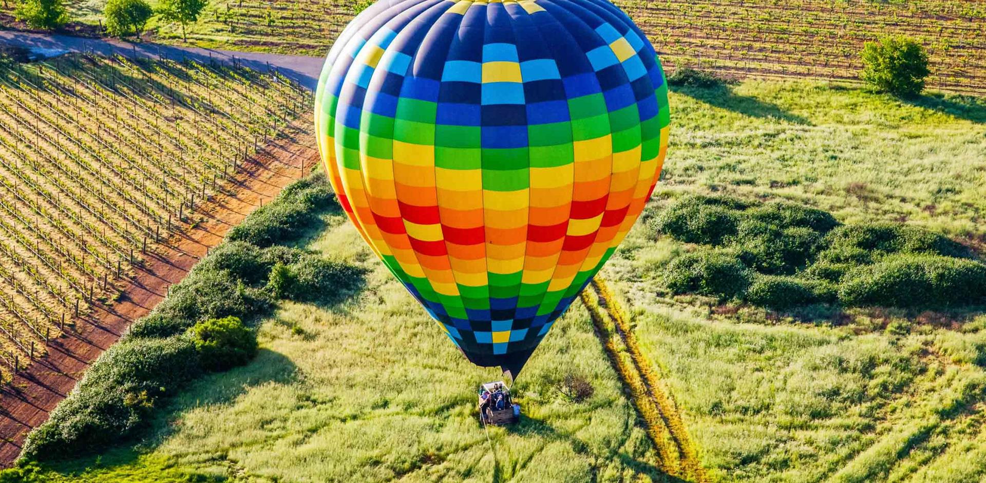 Hot air balloon, Colombia, South America