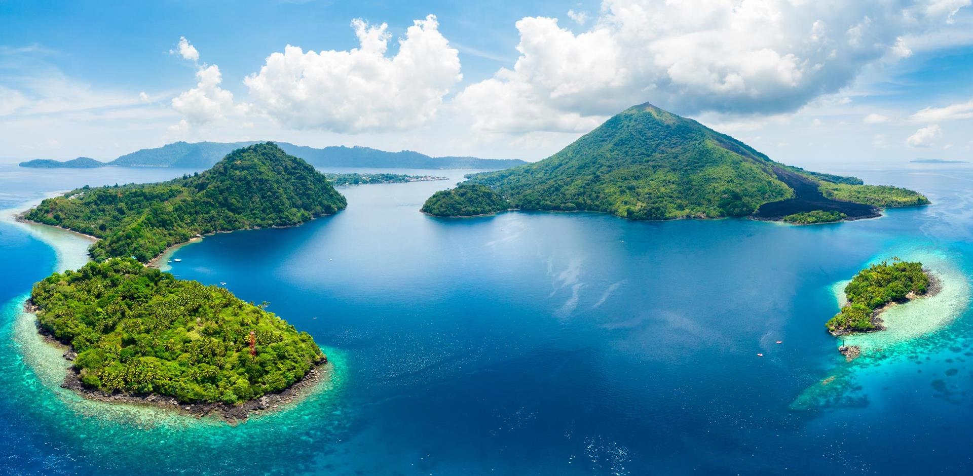 Banda archipelago Maluku Islands Indonesia