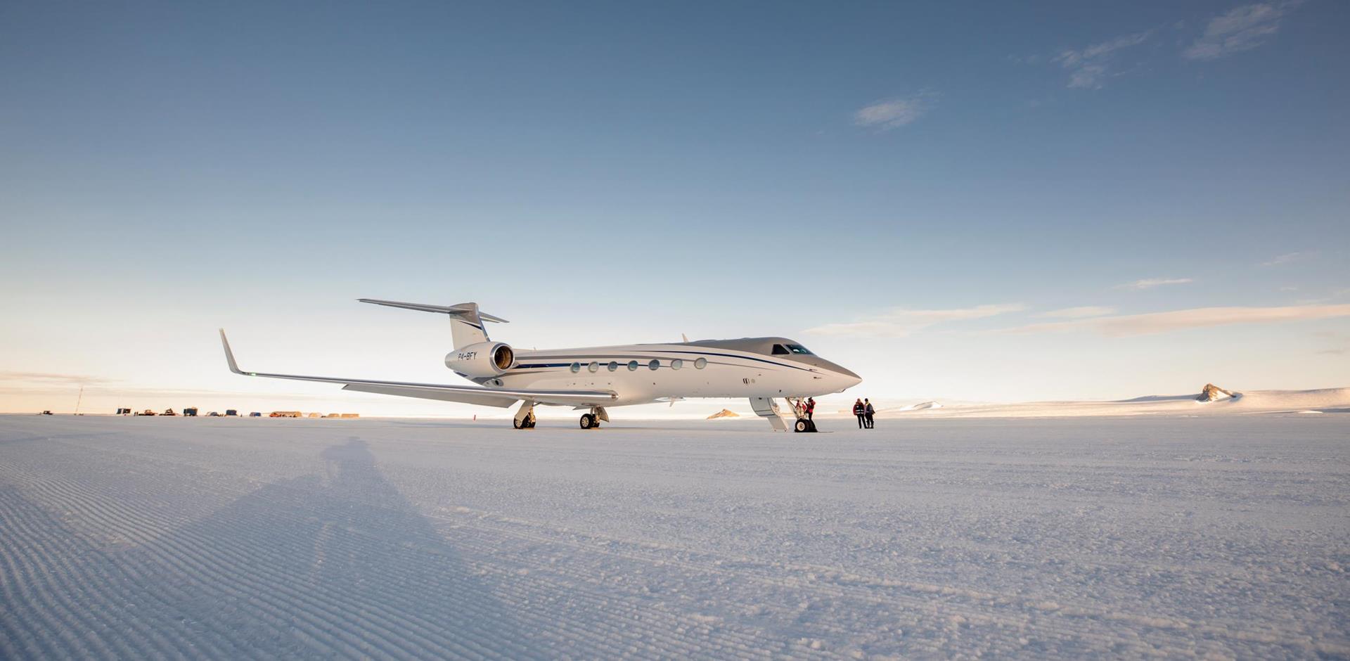 Around the world by private jet