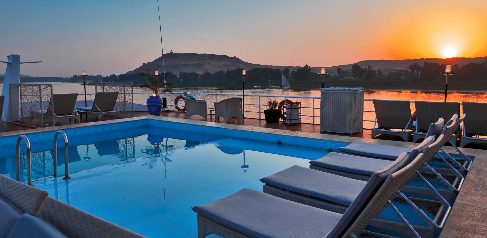 Sanctuary Sun Boat IV, A&K Luxury Nile Cruises, Egypt